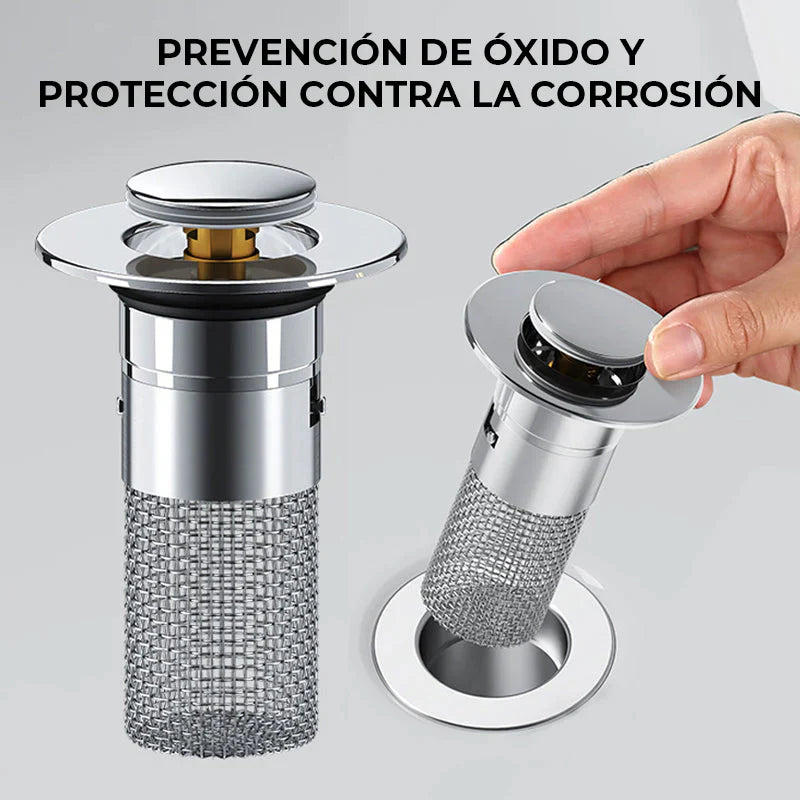 2x1 AquaGuard® - Filtro de drenaje de acero inoxidable