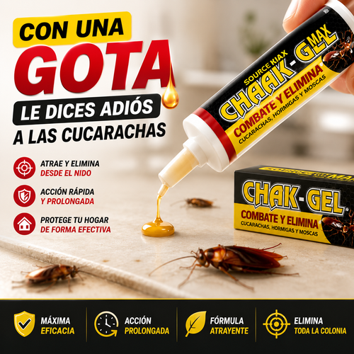 Chak Gel - Veneno Para Cucarachas