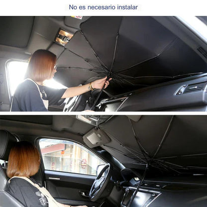 CarSunshade®-Protege tu auto de los rayos del sol+Funda de cuero gratis