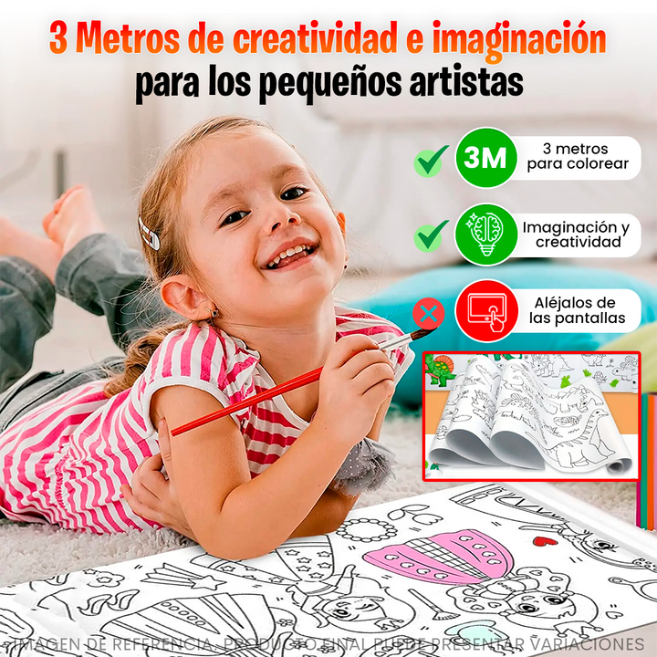 KidArt®🔥Papel de pintar para niñosx3 metros🔥+ENVIO GRATIS🎁