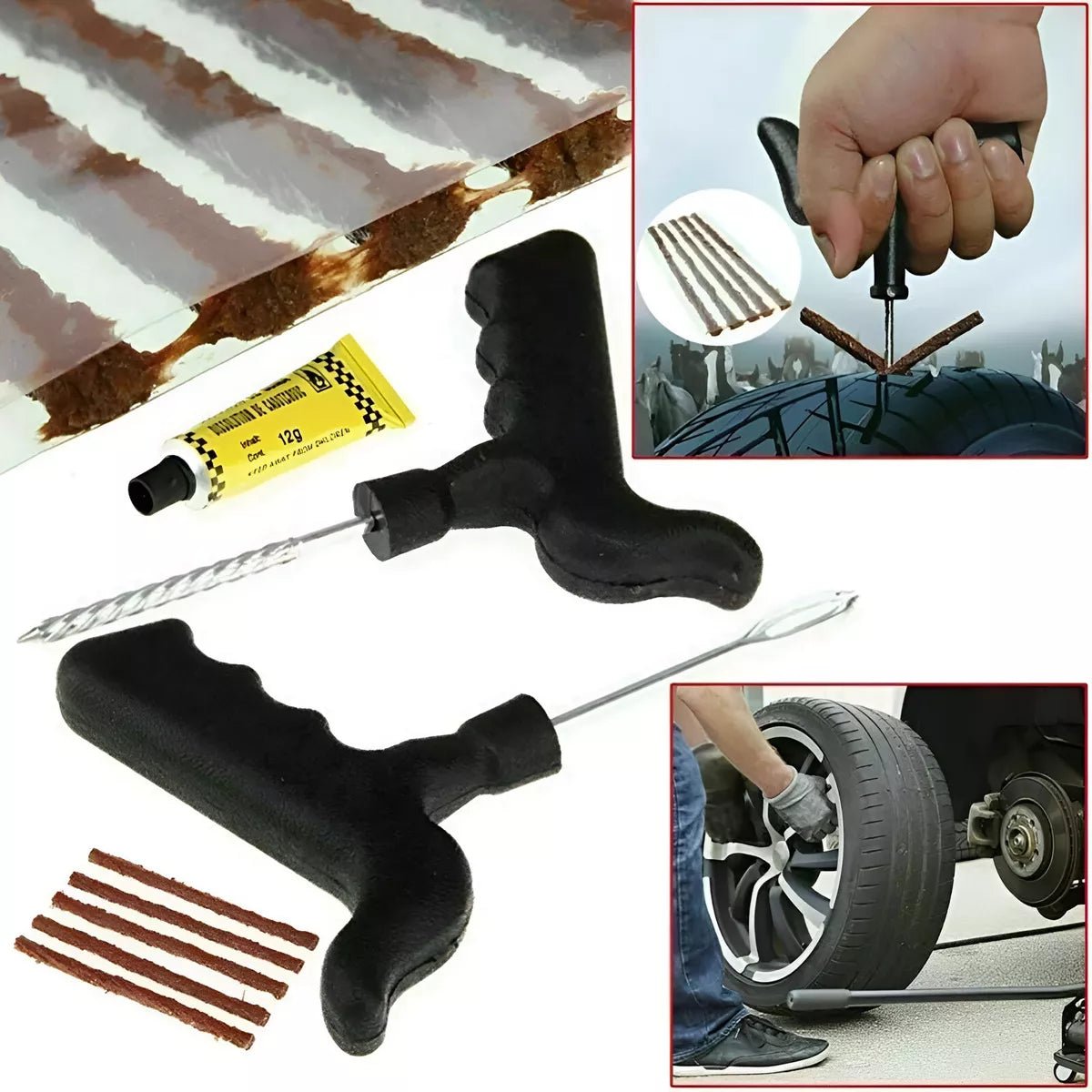 Kit Emergencia Reparación Pinchazos Neumaticos+🎁ENVIO GRATIS🎁